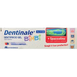 Dentinale - Dentifricio Fluor Bimbi + Spazzolino 0-6 Anni