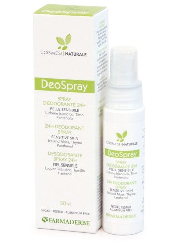 Deospray deodorante per pelle sensibile 50 ml