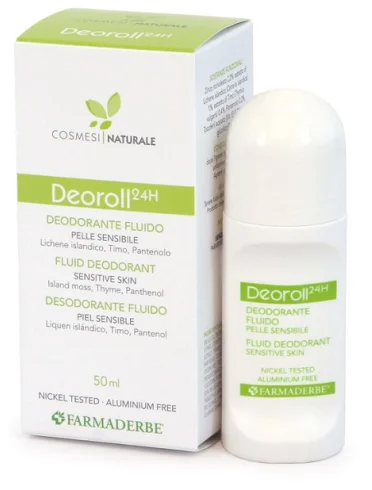 Deoroll deodorante roll-on pelle sensibile 50 ml Deoroll deodorante roll-on pelle sensibile 50 ml