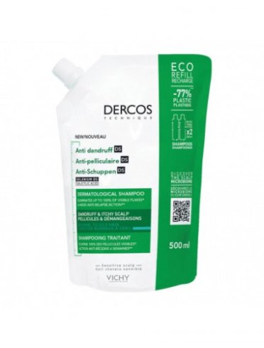 Vichy dercos - ricarica shampoo antiforfora - 500 ml