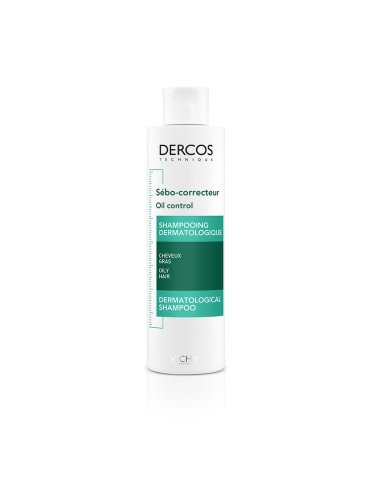 Vichy dercos - shampoo sebo-regolatore per capelli grassi - 200 ml