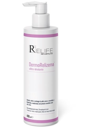 Relife dermorelizema ultra idratante - crema corpo per pelle per dermatite atopica - 400 ml
