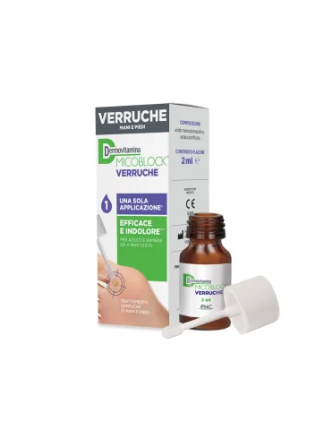 Dermovitamina micoblock verruche - penna per trattamento delle verruche - 2 ml Dermovitamina micoblock verruche - penna per trattamento delle verruche - 2 ml