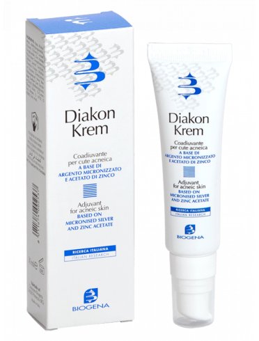 Biogena diakon krem - coadiuvante per pelle acneica - 30 ml