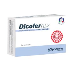 Dicofer Plus - Integratore di Ferro e Vitamina C - 30 Capsule