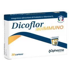 Dicoflor IBDImmuno Integratore di Probiotici e Vitamina D3 30 Capsule