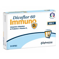 Dicoflor 60 - Fermenti Lattici e Vitamina D3 - 30 Capsule
