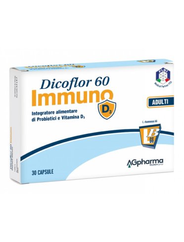 Dicoflor 60 - fermenti lattici e vitamina d3 - 30 capsule