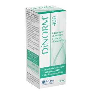 Dinorm 400 Gocce - Integratore di Vitamina D3 - 10 ml