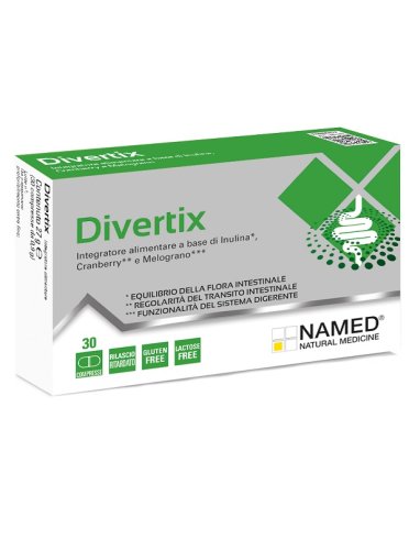 Divertix - integratore per l'equilibrio della flora intestinale - 30 compresse