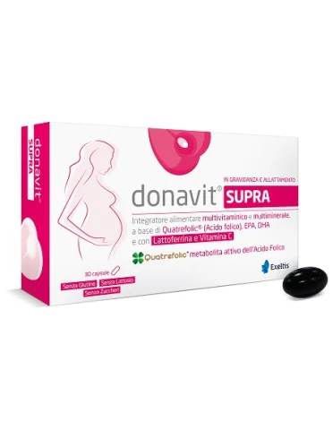 Donavit supra - integratore per donne in gravidanza - 30 capsule Donavit supra - integratore per donne in gravidanza - 30 capsule