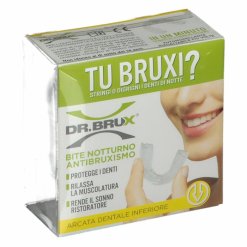 Dr. Brux - Bite Antibruxismo Notte Inferiore - Colore Trasparente