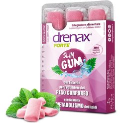 Drenax Forte Slim Gum Integratore Perdita Peso 9 Gomme