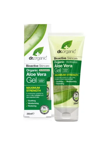 Dr. organic aloe vera - gel corpo lenitivo rinfrescante - 200 ml Dr. organic aloe vera - gel corpo lenitivo rinfrescante - 200 ml