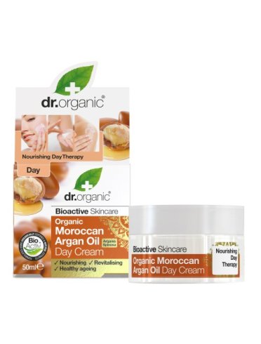 Dr. organic argan - crema viso e corpo giorno - 50 g