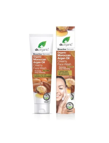 Dr. organic argan - detergente viso ristrutturante - 150 ml Dr. organic argan - detergente viso ristrutturante - 150 ml