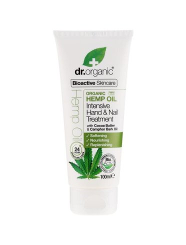 Dr. organic hemp oil - crema per mani e unghie - 100 ml