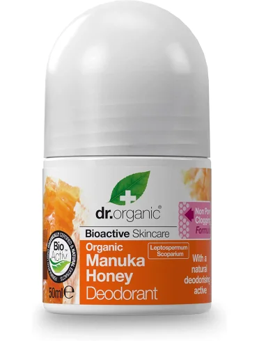 Dr. organic miele di manuka - deodorante roll-on - 50 ml Dr. organic miele di manuka - deodorante roll-on - 50 ml