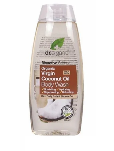 Dr. organic olio di cocco - bagnoschiuma detergente corpo - 250 ml Dr. organic olio di cocco - bagnoschiuma detergente corpo - 250 ml