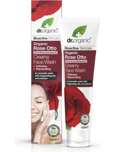 Dr. organic rosa - detergente viso - 150 ml Dr. organic rosa - detergente viso - 150 ml