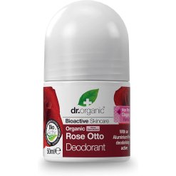 Dr. Organic Rosa - Deodorante Roll-On - 50 ml
