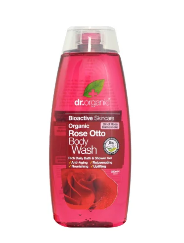 Dr. organic rosa - detergente corpo bagnoschiuma - 250 ml Dr. organic rosa - detergente corpo bagnoschiuma - 250 ml