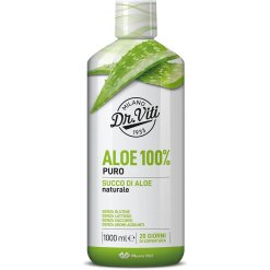 Dr. Viti Aloe 100% - Succo Puro Aloe Naturale - 1000 ml