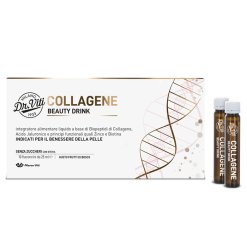 Dr. Viti Collagene Beauty Drink - Integratore per il Benessere della Pelle - 10 Flaconi x 25 ml