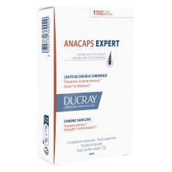 Ducray Anacaps Expert - Integratore Capelli e Unghie - 30 Capsule