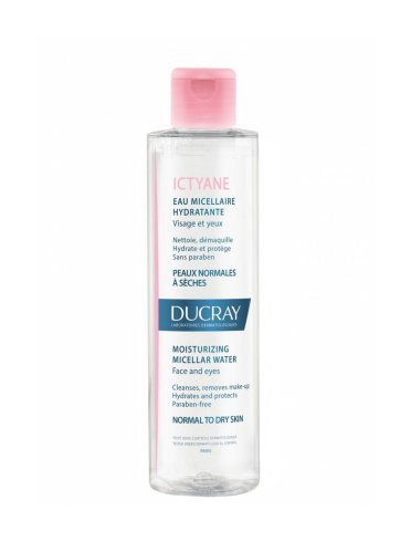 Ducray ictyane - acqua micellare struccante viso - 400 ml