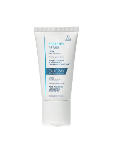 Ducray keracnyl repair - crema viso per pelle secca e acneica - 50 ml
