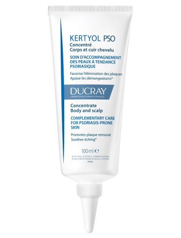 Ducray kertysol pso - crema concentrata corpo e capelli per psoriasi - 100 ml