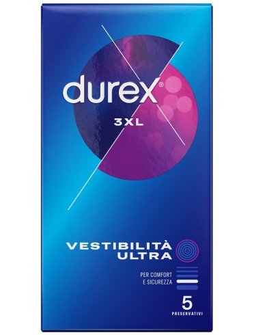 Durex settebello 3xl profilattici 5 pezzi