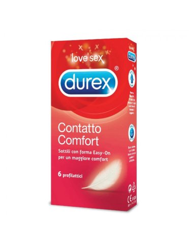 Durex contatto comfort profilattici 6 pezzi