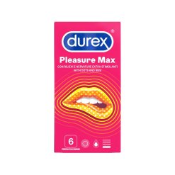 Durex Pleasure Max Profilattici 6 Pezzi