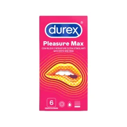 Durex Pleasure Max Profilattici 6 Pezzi