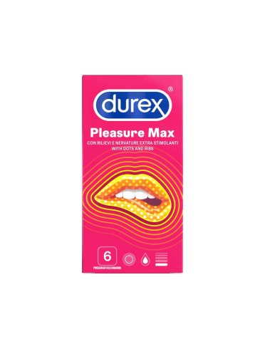 Durex pleasure max profilattici 6 pezzi
