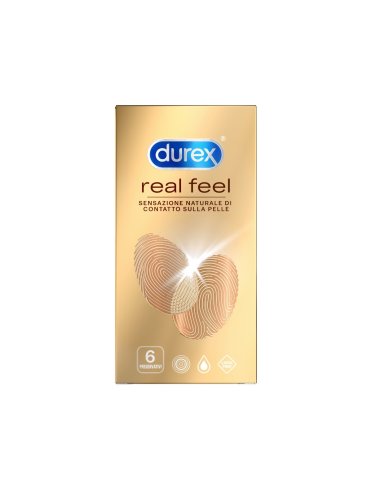 Durex real feel profilattici 6 pezzi