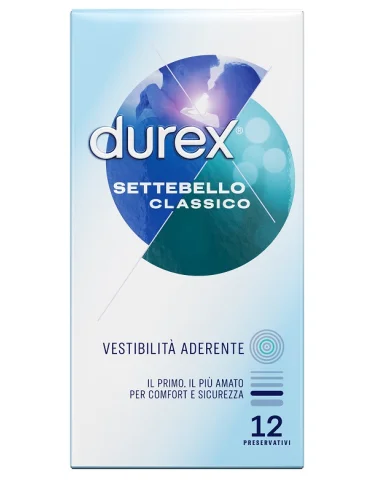 Durex settebello classico profilattici 12 pezzi Durex settebello classico profilattici 12 pezzi