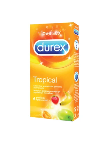 Durex tropical profilattici 6 pezzi Durex tropical profilattici 6 pezzi