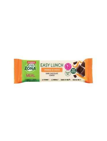 Enervit enerzona easy lunch - barretta proteica gusto orange & choco