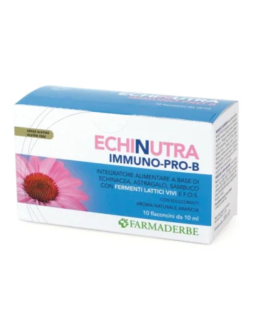 Echinutra immuno pro-b integratore difese immunitarie 10 flaconi Echinutra immuno pro-b integratore difese immunitarie 10 flaconi