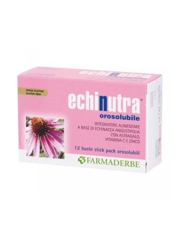 Echinutra orosolubile integratore difese immunitarie 12 stick