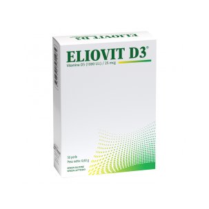 Eliovit D3 - Integratore di Vitamina D3 1.000 UI - 30 Capsule Molli