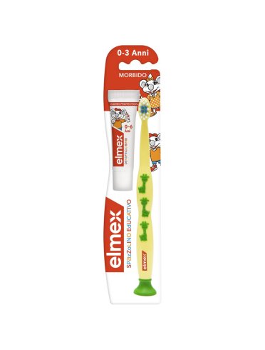 Elmex - spazzolino educativo per bambini da 0-3 anni