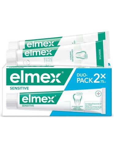 Elmex sensitive - dentifricio per denti sensibili - 2 x 75 ml
