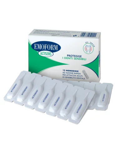 Emoform actises gel trattamento denti sensibili 15 flaconcini Emoform actises gel trattamento denti sensibili 15 flaconcini