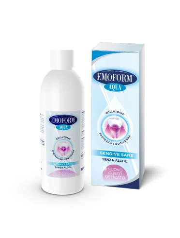 Emoform aqua collutorio delicato gengive sane 300 ml Emoform aqua collutorio delicato gengive sane 300 ml
