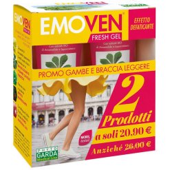 Emoven Kit Fresh Gel - Crema per Gambe Pesanti - 2 x 125 g