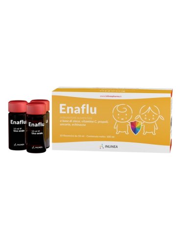 Enaflu - integratore per difese immunitarie - 10 flaconcini